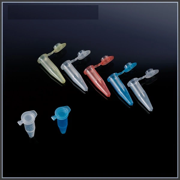 무균 폴리 프로필렌 1.5ml 0.5ml Graduated Microcentrifuge Tubes