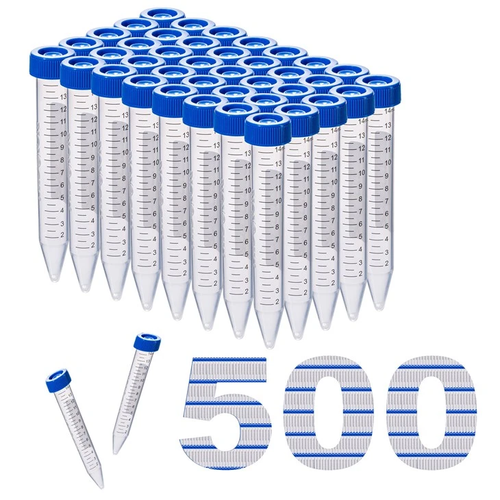 50ml High Quality Flat Cap Conical Bottom PP Centrifuge Tube